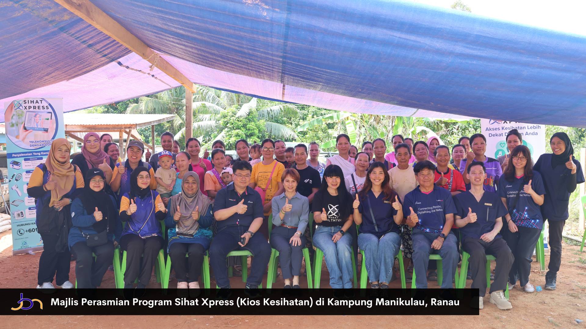 MAJLIS PERASMIAN PROGRAM SIHAT XPRESS (KIOS KESIHATAN) DI KAMPUNG MANIKULAU, RANAU
